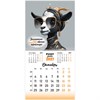 Календарь настенный перекидной 2027 г., BRAUBERG, 12 листов, 21,4х42,8 см, МИНИ, "Funny goats", 118432 - фото 10544150