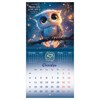 Календарь настенный перекидной 2027 г., BRAUBERG, 12 листов, 21,4х42,8 см, МИНИ, "Magic animals", 118431 - фото 10544155
