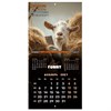 Календарь настенный перекидной 2027 г., BRAUBERG, 12 листов, 28,5х57 см, "Goat calendar", 118417 - фото 10544219