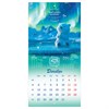Календарь настенный перекидной 2027 г., BRAUBERG, 12 листов, 21,4х42,8 см, МИНИ, "Magic animals", 118431 - фото 10544220