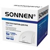 Сушилка для рук SONNEN HSD-A905, 1200 Вт, 30 м/с, IPX1, пластик, белая, 701868 - фото 10875367