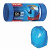 Мешки для мусора 120 л, с ушками, синие, в рулоне 15 шт., ПВД, 24 мкм, 70х110 см, PACLAN "Multitop", 402045 - фото 10908910