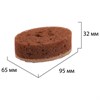 Губки для посуды 9,5х6,5х3,2 см, ОВАЛЬНЫЕ, КОМПЛЕКТ 10 штук, ПЕНОЭФФЕКТ, ПОРИСТЫЕ, "CHOCOLATE", LAIMA, 702722 - фото 11001181