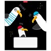 Тетрадь 18 л. HATBER, клетка, обложка картон, "Приключения чайки" (микс в спайке), 095050, 18Т5В1 - фото 11001286