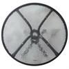 Стол круглый NOSTRESS (НОСТРЕСС) TG-001, стеклянная столешница, диаметр 60 см, металлический каркас, черный, 641936 - фото 11034950