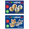 Игра настольная "Мемо", АССОРТИ, 2 сюжета, HATBER - фото 11168181