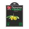Перчатки полиэтиленовые, КОМПЛЕКТ 50 пар (100 шт.), размер М (средний), 8 микрон, GRIFON, 303-020 - фото 11332768