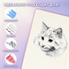 Скетчбук, слоновая кость 140 г/м2 210х297 мм, 80 л., КОЖЗАМ, резинка, BRAUBERG ART CLASSIC, пастель розовый, 116882 - фото 11363371