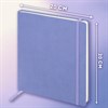 Скетчбук, слоновая кость 140 г/м2 200х200 мм, 80 л., КОЖЗАМ, резинка, BRAUBERG ART CLASSIC, пастель сиреневый, 116881 - фото 11363379
