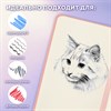 Скетчбук, слоновая кость 140 г/м2 90х140 мм, 80 л., КОЖЗАМ, резинка, BRAUBERG ART CLASSIC, пастель розовый, 116874 - фото 11363380