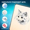 Скетчбук, слоновая кость+белая 140 г/м2, 130х210 мм, 80 л., КОЖЗАМ, резинка, BRAUBERG ART CLASSIC, черный, 116873 - фото 11363386