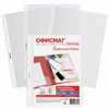 Папки-файлы перфорированные А4 ОФИСМАГ Стандарт, КОМПЛЕКТ 100 шт., гладкие, 40 мкм, 272681 - фото 11364252