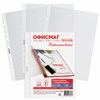 Папки-файлы перфорированные А4 ОФИСМАГ "Стандарт", КОМПЛЕКТ 100 шт., гладкие, 30 мкм, 272680 - фото 11364259