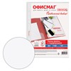 Папки-файлы перфорированные А4 ОФИСМАГ "Стандарт", КОМПЛЕКТ 100 шт., гладкие, 45 мкм, 273010 - фото 11364287