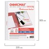 Папки-файлы перфорированные А4 ОФИСМАГ "Стандарт", КОМПЛЕКТ 100 шт., гладкие, 45 мкм, 273010 - фото 11364290