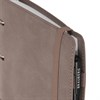 Тетрадь на кольцах А5, 180х220 мм, 120 л., под кожу, на резинке, BRAUBERG ELEGANT, бежевый, 405242 - фото 11364412