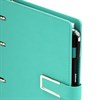 Тетрадь на кольцах А5, 180х220 мм, 120 л., под кожу soft-touch, застежка, BRAUBERG SHADE, морской, 405248 - фото 11364424