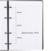 Тетрадь на кольцах А5, 160х212 мм, 120 л., под кожу, вырубка, резинка, стикеры, BRAUBERG, "Туман", 405231 - фото 11364461