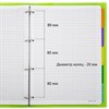 Тетрадь на кольцах БОЛЬШАЯ А4, 305х235 мм, 120 л., пластик, разделители, BRAUBERG MOVE, салатовый, 405254 - фото 11364472