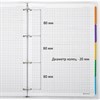 Тетрадь на кольцах БОЛЬШАЯ А4, 305х235 мм, 120 л., пластик, разделители, BRAUBERG MOVE, белый, 405252 - фото 11364477