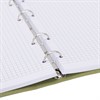 Тетрадь на кольцах А5 180х220 мм, 120 л., под кожу, на резинке, BRAUBERG ELEGANT, оливковый, 405244 - фото 11364499