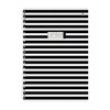 Тетрадь А4 96 л. АЛЬТ гребень, клетка, глянцевая ламинация, "BLACK&WHITE" (3 вида), 7-96-1354 - фото 11364571