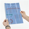 Обложки пластиковые для переплета, А4, КОМПЛЕКТ 100 шт., 150 мкм, прозрачно-синие, ОФИСМАГ, 531447 - фото 11364807
