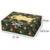 Коробка самосборная подарочная новогодняя (1 шт.), 31х24,5х8 см, "Ассорти №5", ЗОЛОТАЯ СКАЗКА, 592826 - фото 11364869