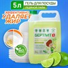 Средство для мытья посуды гипоаллергенное 5 л, SEPTIVIT "Ледяной лайм", биоразлагаемый, - фото 11365230