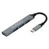 Хаб-разветвитель KG-088A, Type-C 3.2, высокоскоростной, 4 в 1, 1 х USB-A 3.2, 3 x USB-A 2.0, 60 мм, серый, KAIGO (КАЙГО), 355063 - фото 11395357