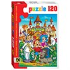 Пазл картонный 120 элементов, "Любимые герои", АССОРТИ, поле 23х16,5 см, STEP PUZZLE - фото 11425585