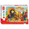 Пазл картонный 120 элементов, "Любимые герои", АССОРТИ, поле 23х16,5 см, STEP PUZZLE - фото 11425611
