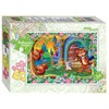 Пазл картонный 54 элемента, "Любимые сказки", АССОРТИ, поле 18х13,5 см, STEP PUZZLE - фото 11425618