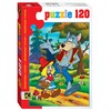 Пазл картонный 120 элементов, "Любимые герои", АССОРТИ, поле 23х16,5 см, STEP PUZZLE - фото 11425625