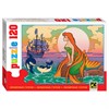 Пазл картонный 120 элементов, "Любимые герои", АССОРТИ, поле 23х16,5 см, STEP PUZZLE - фото 11425633