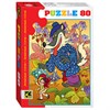Пазл картонный 80 элементов, "Любимые герои", АССОРТИ, поле 23х16,5 см, STEP PUZZLE - фото 11425641