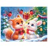 Пазл картонный "Оживи мультфильм-Новый год", 35 элементов, АССОРТИ, 300х215 мм, 6 видов, РК - фото 11778902