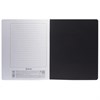 Тетрадь А5, 96 л., HATBER, скоба, клетка, обложка картон, черная, 095492, 96Т5В1 - фото 12242455