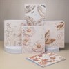 Тетрадь А5, 48 л., HATBER, скоба, клетка, soft-touch ламинация, 3D-фольга, "Золото цветов" (микс), 096223, 48Т5лофВ1 - фото 12242456