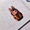 Тетрадь А5, 48 л., HATBER, скоба, клетка, soft-touch ламинация, 3D-лак, Матрешки (микс в спайке), 095881, 48Т5лолВ1 - фото 12242472