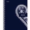 Тетрадь А5, 96 л., HATBER, гребень, клетка, Soft-touch ламинация, "Кружево" (микс в спайке), 096293, 96Т5лВ1гр - фото 12242483