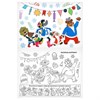 Новогоднее оконное украшение С ПЕРСОНАЖАМИ МУЛЬТФИЛЬМОВ раскраска 30х40см ассорти НУ-2957 2936 2937 7775 - фото 12472364