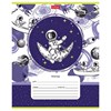 Тетрадь 12 л. HATBER клетка, обложка картон, "Астронавт" (5 видов в спайке), 12Т5В1 - фото 1302251