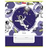 Тетрадь 12 л. HATBER клетка, обложка картон, "Астронавт" (5 видов в спайке), 12Т5В1 - фото 1302590
