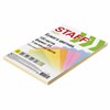 Бумага цветная STAFF "Profit", А4, 80 г/м2, 100 л. (5 цв. х 20 л.), пастель, для офиса и дома, 110889 - фото 1302680
