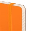 Блокнот А5 (148x218 мм), BRAUBERG "Metropolis Ultra", под кожу, 80 л., резинка, клетка, оранжевый, 111019 - фото 1303837