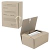 Короб архивный STAFF, 150 мм, переплетный картон, 2 хлопчатобумажные завязки, до 1400 листов, 110931 - фото 1304440