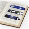 Закладки для книг с магнитом "ФУТБОЛ", набор 6 шт., блестки, 25x196 мм, ЮНЛАНДИЯ, 111645 - фото 1304930