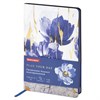 Ежедневник недатированный А5 (138х213 мм), BRAUBERG VISTA, под кожу, гибкий, 136 л., "Blue flowers", 112013 - фото 1305124