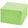 Салфетки бумажные 100 штук, 24х24 см, LAIMA, зелёные (пастельный цвет), 100% целлюлоза, 111791 - фото 1305193